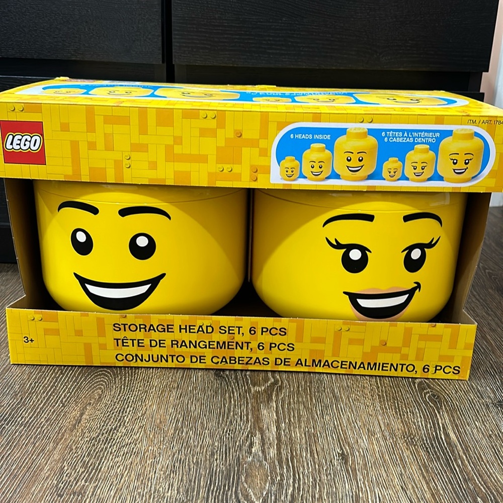 Lego 6 piece set storage set